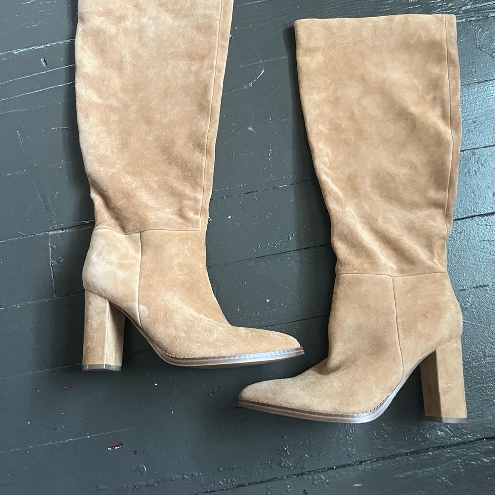 Nine West Tan Knee High Boots